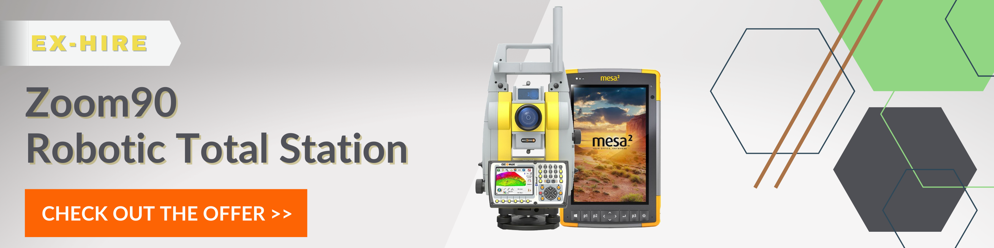 used Zoom90 robotic total station offer